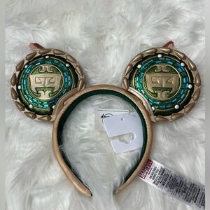 🆕 DISNEY PARKS EARS Wakanda Forever Black Panther Mickey Ears Green Gold